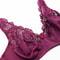 Floral Lace Plus Size Underwire Bra For Women 3
