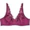 Floral Lace Plus Size Underwire Bra For Women 4