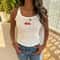 Shiny Embroidered Pearl Beaded Crop Tank Top For Women 6