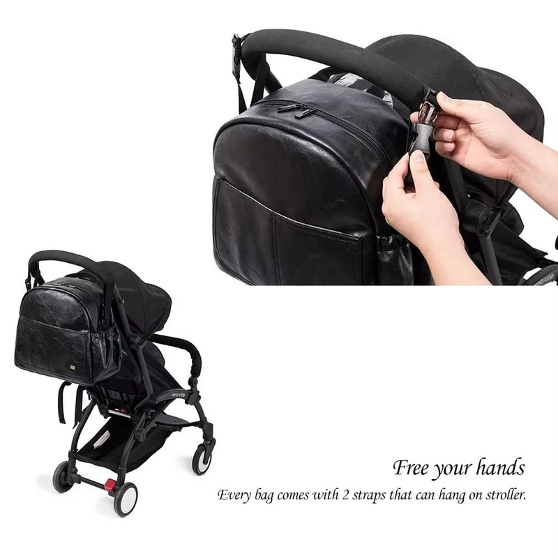 Soboba Large Capacity Waterproof Diaper Bag Backpack For Moms 3