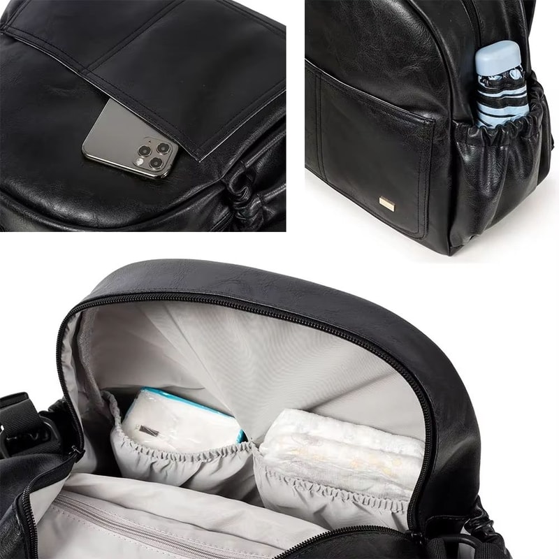 Soboba Large Capacity Waterproof Diaper Bag Backpack For Moms 4