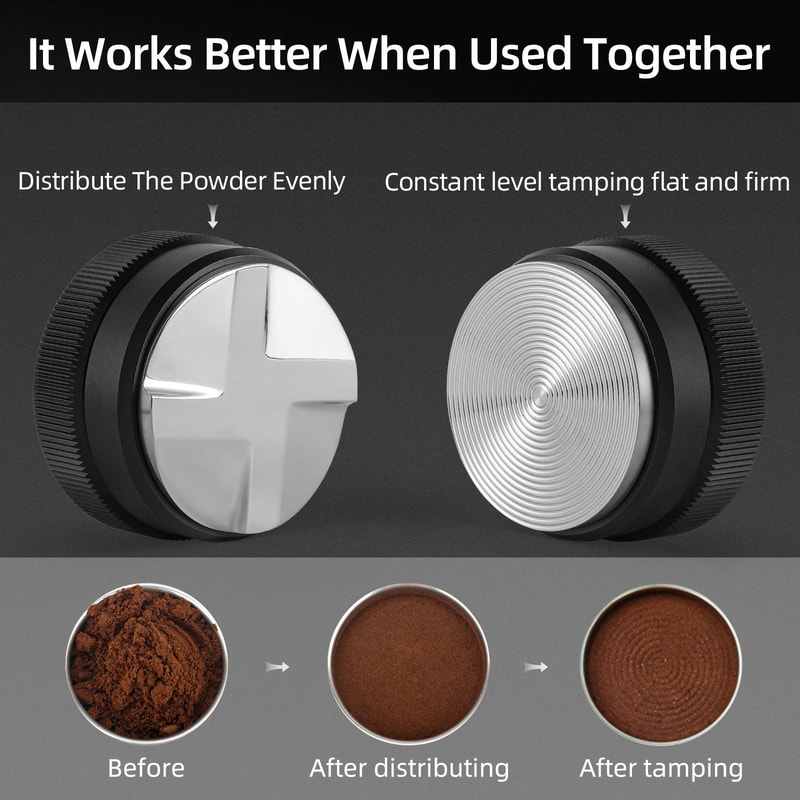 MHW3BOMBER Espresso Tamper And Coffee Distributor Barista Tool Set 515358 Mm 1