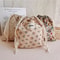 Floral Print Cotton Mommy Diaper Bag With Stroller Carry Pack 2