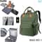 Waterproof Large Capacity Diaper Bag Backpack With Changing Station For Moms 9
