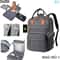 Waterproof Large Capacity Diaper Bag Backpack With Changing Station For Moms 11