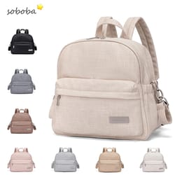 soboba stylish waterproof diaper backpack for moms