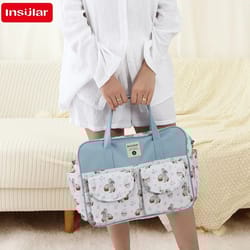 large capacity waterproof mommy diaper bag messenger & crossbody tote