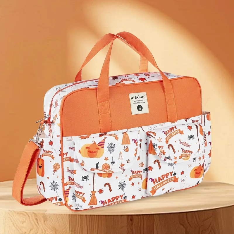 Large Capacity Waterproof Mommy Diaper Bag Messenger Crossbody Tote 14