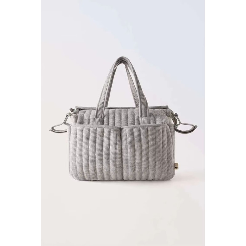 Solid Waterproof MultiFunctional Diaper Backpack Tote For Moms 7