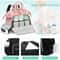 Large Capacity Cotton Diaper Bag Backpack Tote For Moms 2