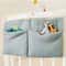 Nursery Crib Bed Organizer Storage Bag With Hanging Diaper Pockets 7