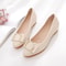 Modern Minimalist SquareBuckle Leather Flats For Women 2