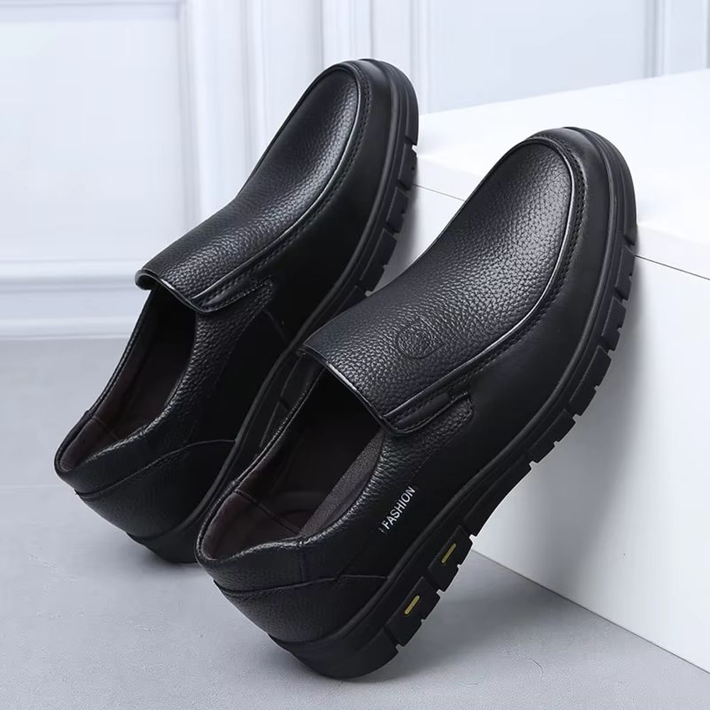Genuine Leather Mens Handmade Casual Walking Shoes 2