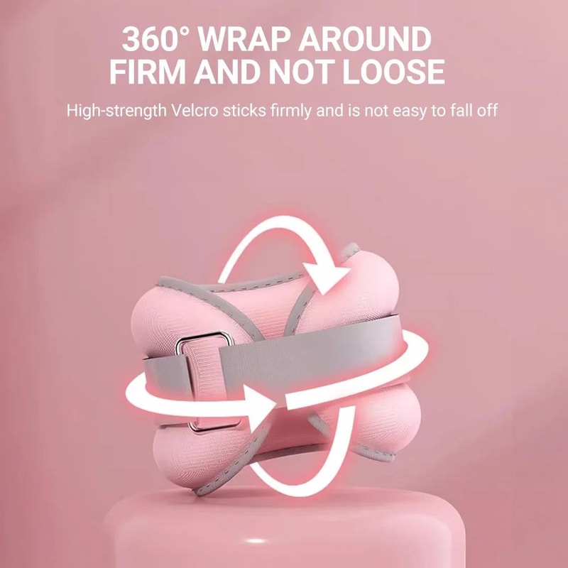 Soft Sand Adjustable Ankle Weights 2Pack For Yoga Running And Strength Training 2