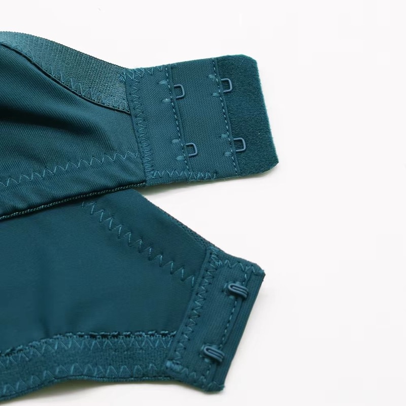 Ultrathin Sheer Deep V Lace Plus Size Bra For Women 4