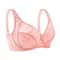 Ultrathin Sheer Deep V Lace Plus Size Bra For Women 10