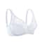 Ultrathin Sheer Deep V Lace Plus Size Bra For Women 11