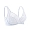 Ultrathin Sheer Deep V Lace Plus Size Bra For Women 11