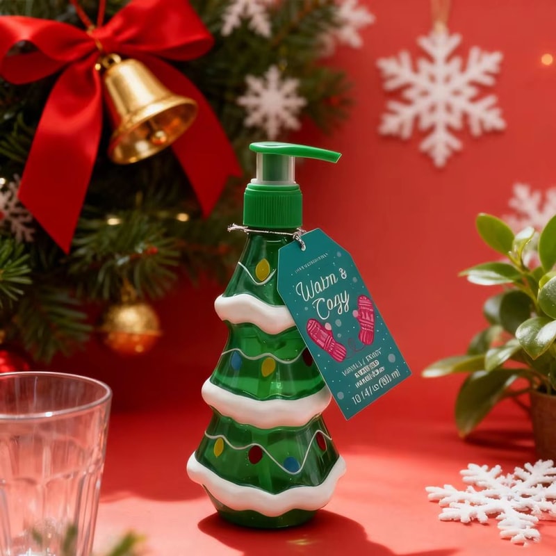 HolidayJoy 1183 Fl Oz Santa Claus Refillable Dispenser Bottle 8