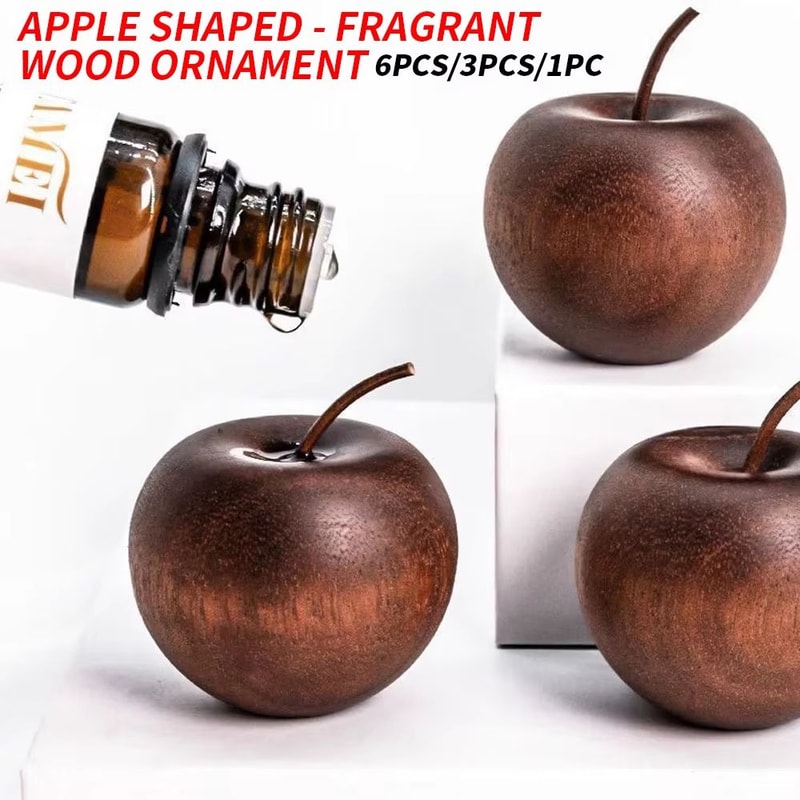 AppleAroma Natural Wood Aromatherapy Diffuser Set For Home Car 0