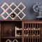 Classic Wooden Wine Bottle Rack Organizer Wine Storage Rack Wine Bottle Display Stand 4