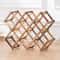 Classic Wooden Wine Bottle Rack Organizer Wine Storage Rack Wine Bottle Display Stand 6
