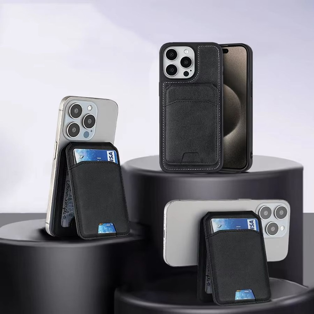 PU Leather Magnetic Card Holder Phone Case With Integrated Kickstand Magnetic Card Holder Phone S 1