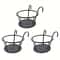 Iron Art Hanging Flower Pots With Hooks Metal Plant Hanging Basket For Balcony Garden Decor 1
