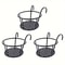 Iron Art Hanging Flower Pots With Hooks Metal Plant Hanging Basket For Balcony Garden Decor 8