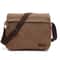 Vintage Canvas Messenger Bag With Buckle Casual Shoulder Bag Canvas Satchel For Men 0