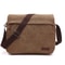 Vintage Canvas Messenger Bag With Buckle Casual Shoulder Bag Canvas Satchel For Men 0