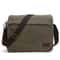 Vintage Canvas Messenger Bag With Buckle Casual Shoulder Bag Canvas Satchel For Men 1
