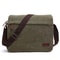 Vintage Canvas Messenger Bag With Buckle Casual Shoulder Bag Canvas Satchel For Men 1