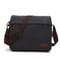 Vintage Canvas Messenger Bag With Buckle Casual Shoulder Bag Canvas Satchel For Men 11
