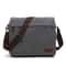 Vintage Canvas Messenger Bag With Buckle Casual Shoulder Bag Canvas Satchel For Men 16