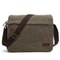 Vintage Canvas Messenger Bag With Buckle Casual Shoulder Bag Canvas Satchel For Men 8