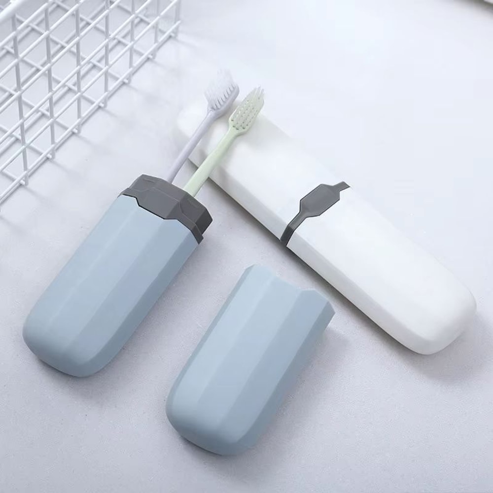 Portable Toothbrush Cover Storage Box Travel Toothbrush Holder Toothbrush Protective Case 2