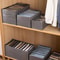 Denim Sweater Storage Organizer Bag Home Storage Container Clothes Sorting Box 2