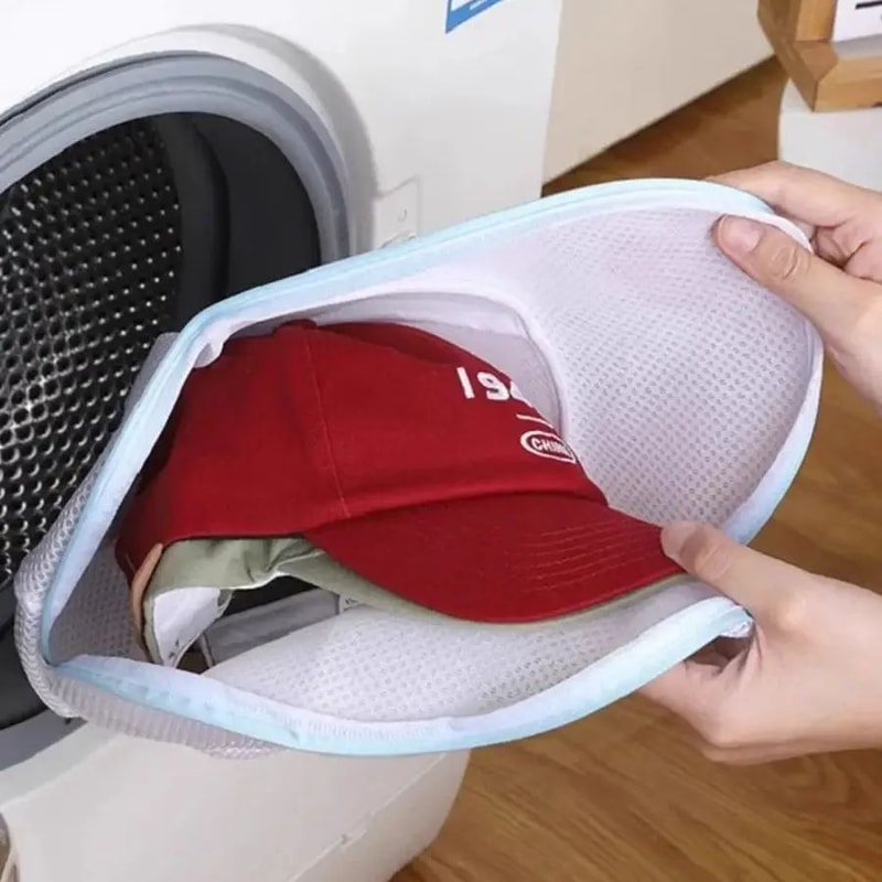 Baseball Cap Washing Bag Hat Protection Mesh Bag Cap Washing Bag For Machine Wash 0