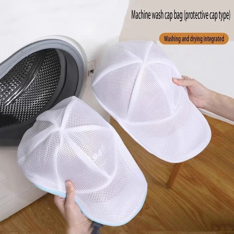 Baseball Cap Washing Bag Hat Protection Mesh Bag Cap Washing Bag For Machine Wash 3