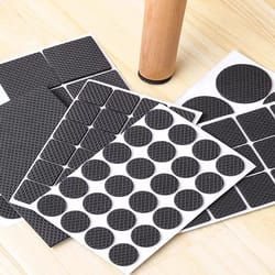 adhesive rubber furniture pads – diy furniture feet protectors & chair leg pads for table and chair protection