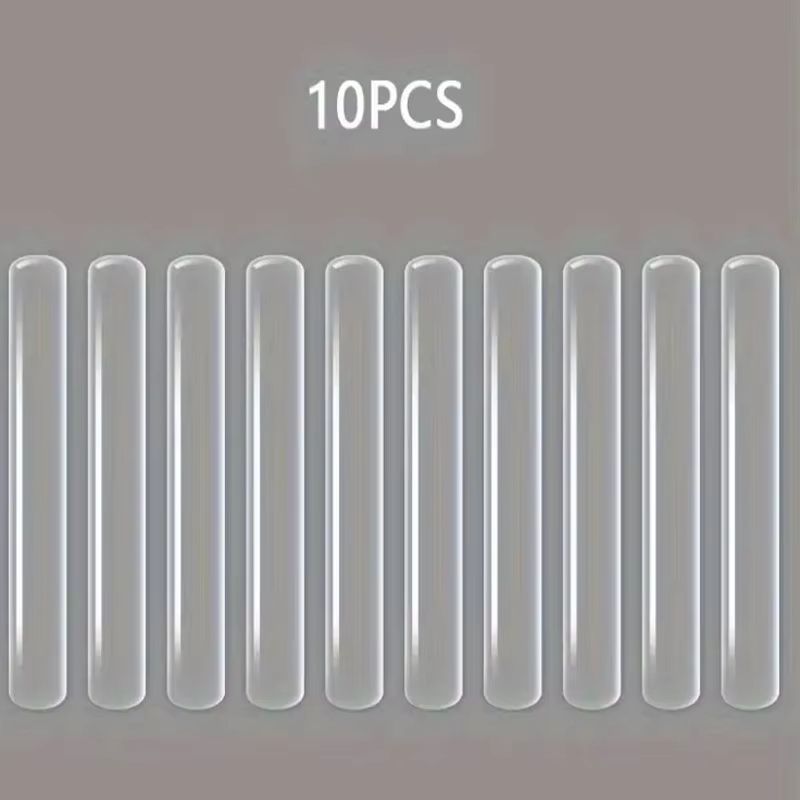 10pcs Transparent Door Impact Mats Silicone Seal Strips Transparent Door Bumper Tape For Noise Re 2