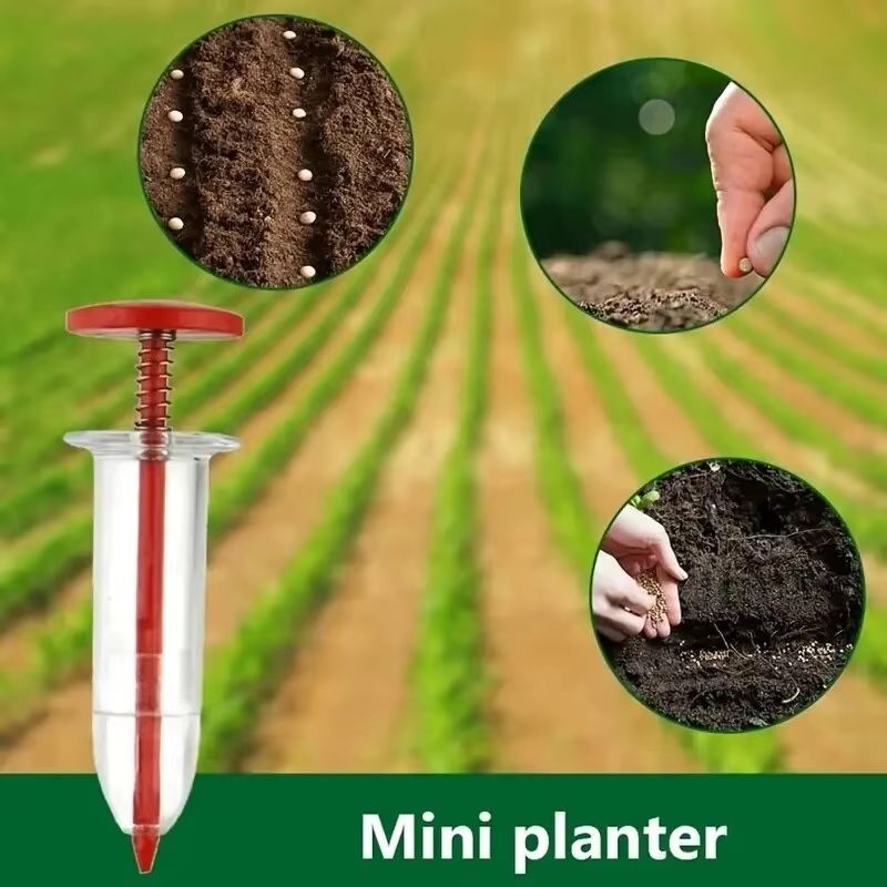 Mini Garden Seed Dispenser Handheld Seeder Tool 5