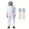 Professional Beekeeper Suit With Ventilated Veil Hood StingProof Protection 0