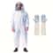 Professional Beekeeper Suit With Ventilated Veil Hood StingProof Protection 6
