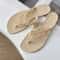 CrystalClear Bow Jelly Flip Flops For Women Rivet Detail Beach Slippers 6