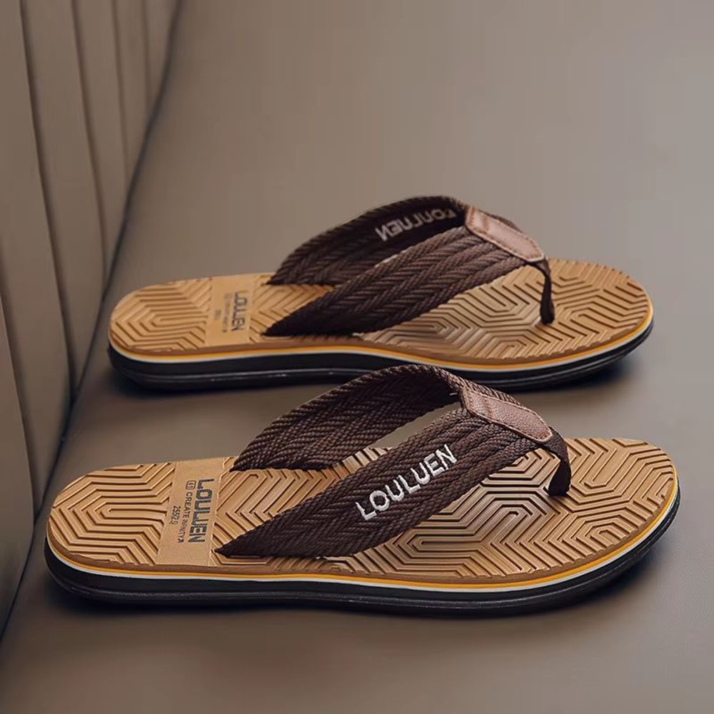 WaveStride Classic Mens Flip Flops Comfortable Beach Summer Slippers 3