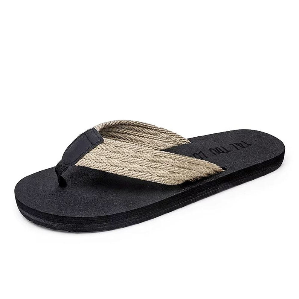 BigStride Plus Size Mens Flip Flops Extra Large Beach Outdoor Sandals Sizes 4952 5
