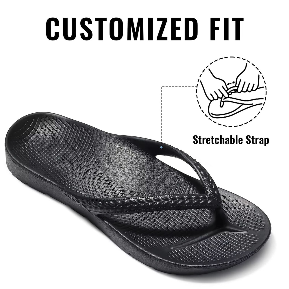 Crestar Orthopedic Arch Support Flip Flops For Everyday Comfort 0