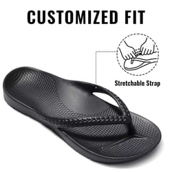 crestar orthopedic arch support flip flops for everyday comfort